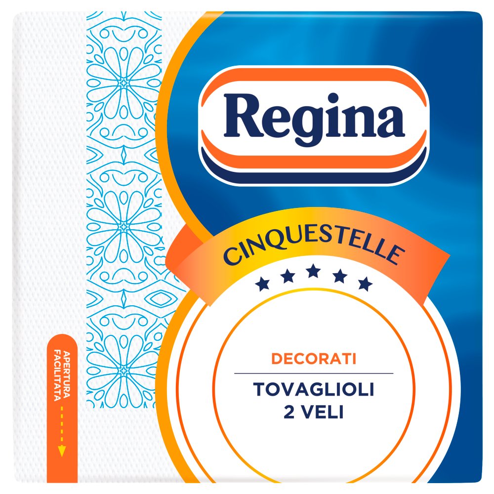 Regina Cinquestelle Tovaglioli 2 Veli 38x38 Pz.43