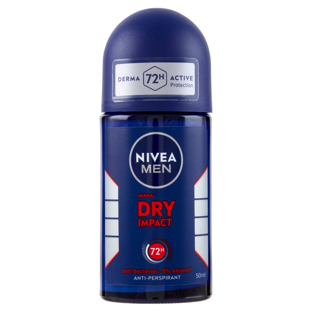 Nivea Man Deo Roll On Dry Impact Ml.50