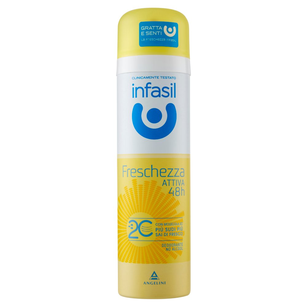 Infasil Deo Spray Freschezza Attiva Ml.150