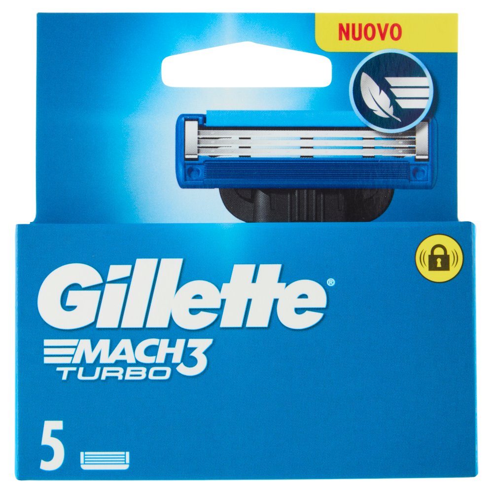Gillette Mach3 Turbo 5 Ricambi