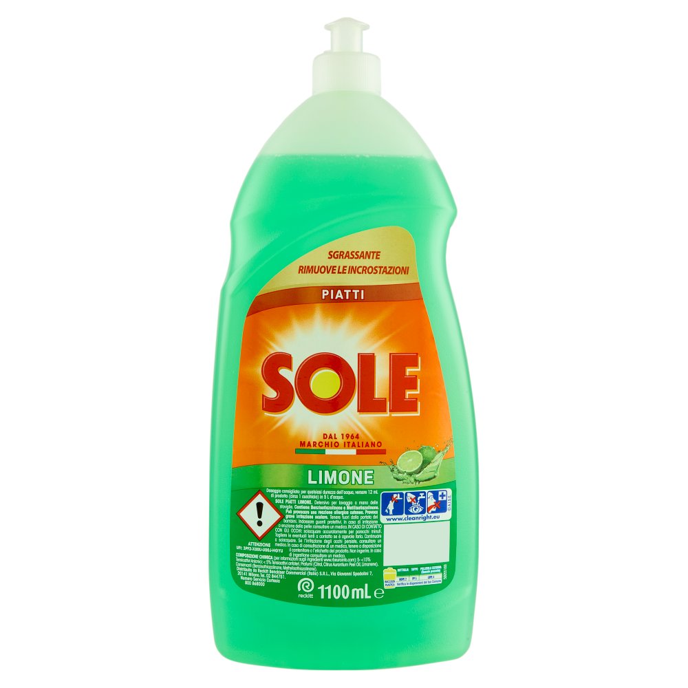 Sole Piatti Limone Ml.950+150
