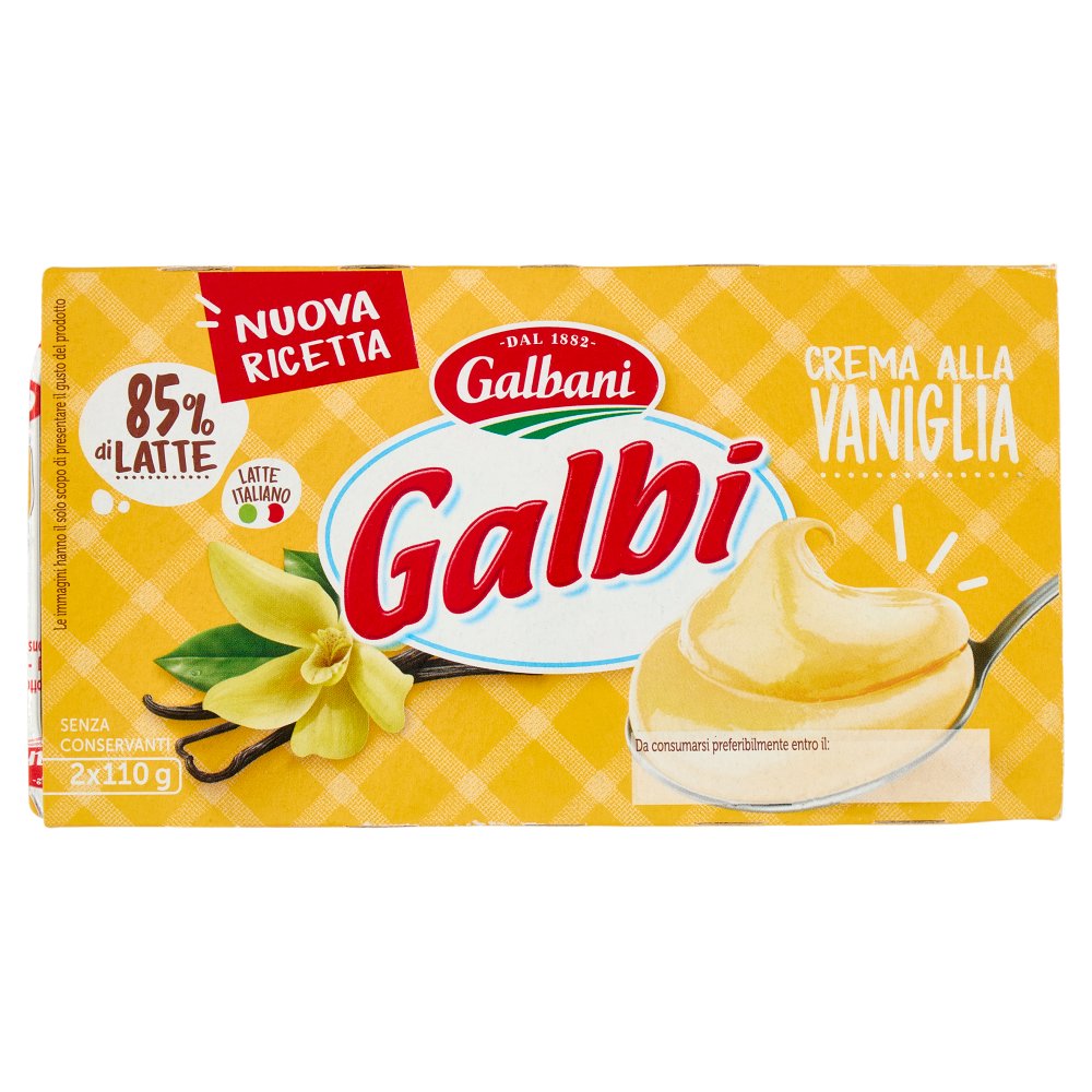 Galbani Galbi Bontalatte Vaniglia Gr.110X2
