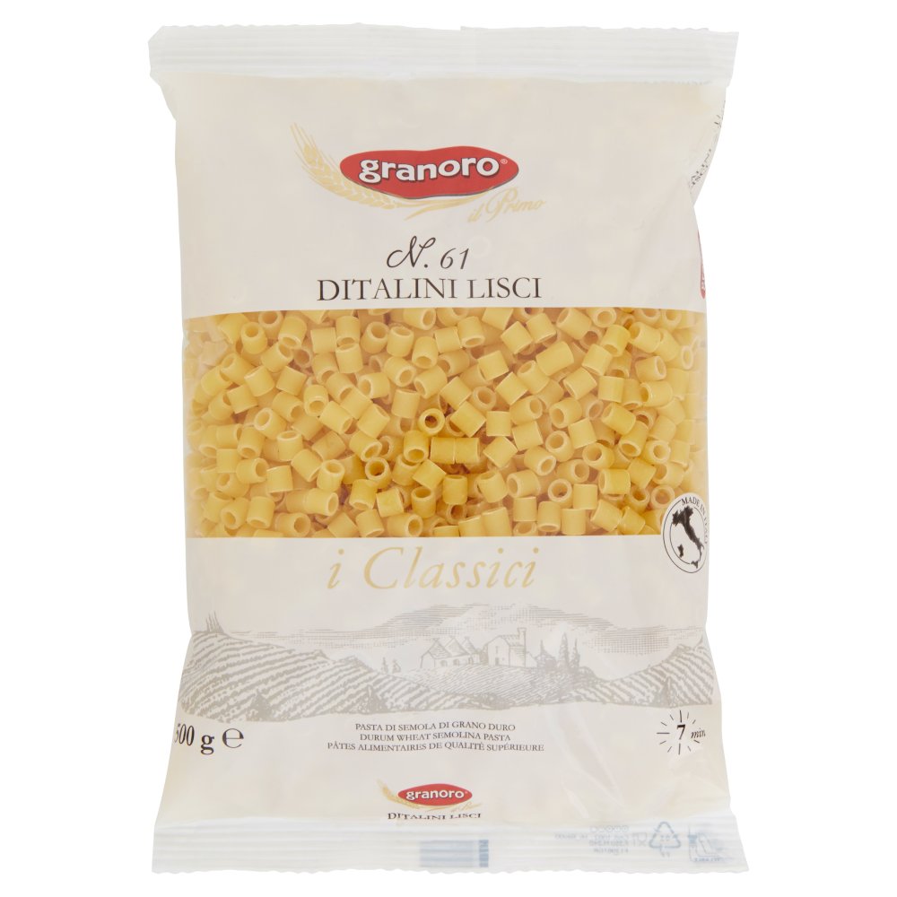 Granoro Ditalini Lisci N°61 Gr.500