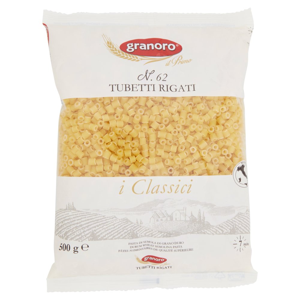 Granoro Tubetti Rigati N°62 Gr.500