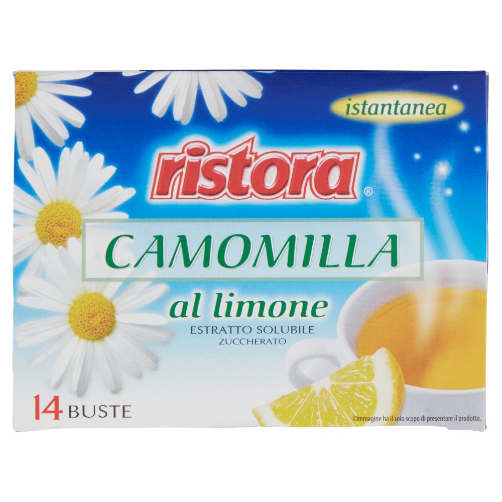 Ristora Camomilla Limone Solubile Istantaneo 14 Buste Gr.84