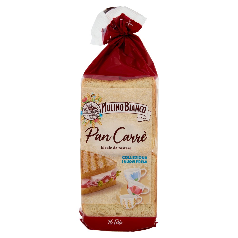 Mulino Bianco Pan Carrè Pz.16 Gr.285