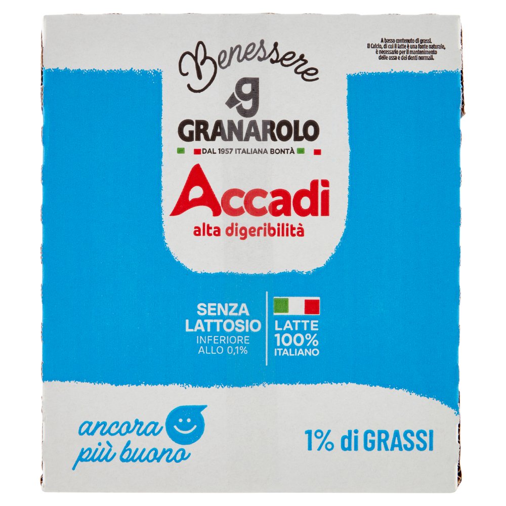 Granarolo Latte Accadi' Uht Parzialmente Scremato Lt.1