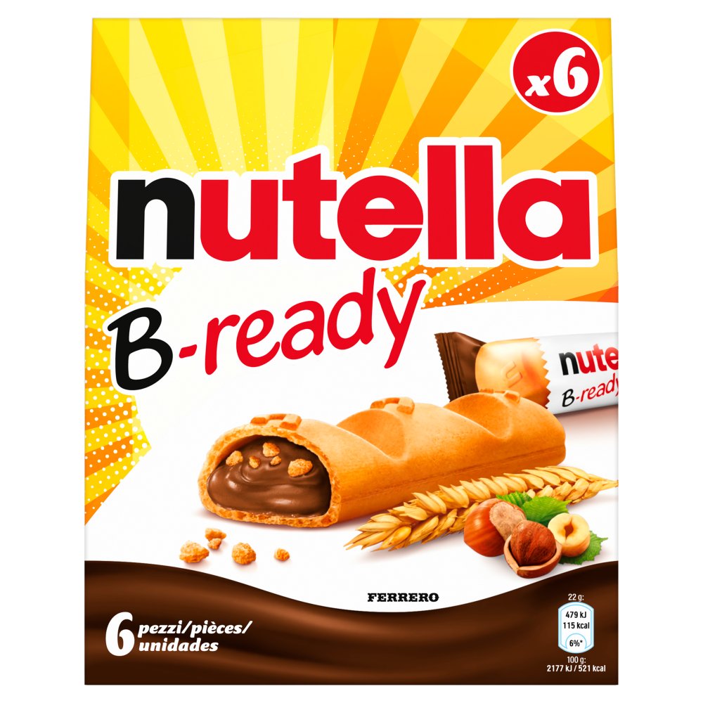 Ferrero Nutella B-Ready Gr.132 Pz.6