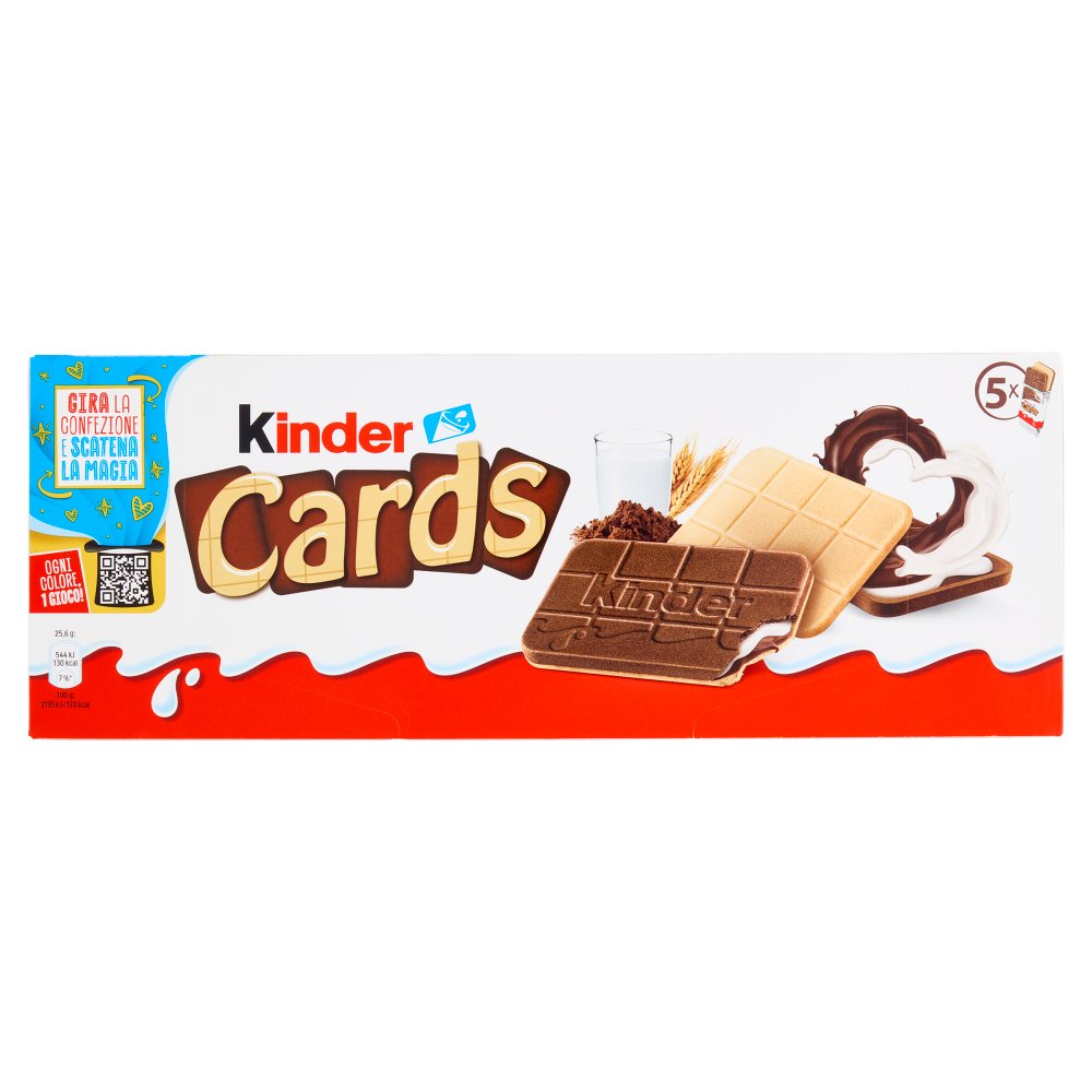 Kinder Cards 5 Astucci Gr.128