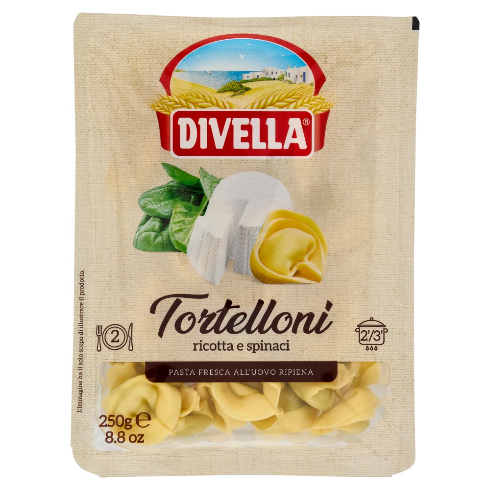Divella Tortelloni Ricotta e Spinaci Gr.250