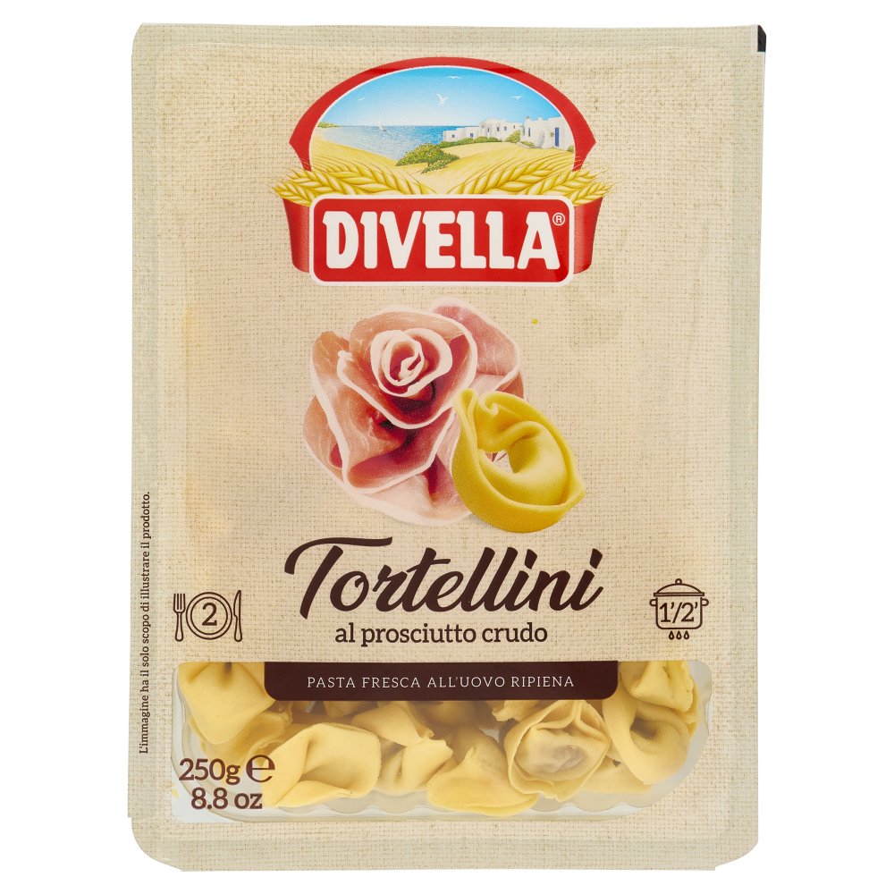 Divella Tortellini Prosciutto Crudo Gr.250