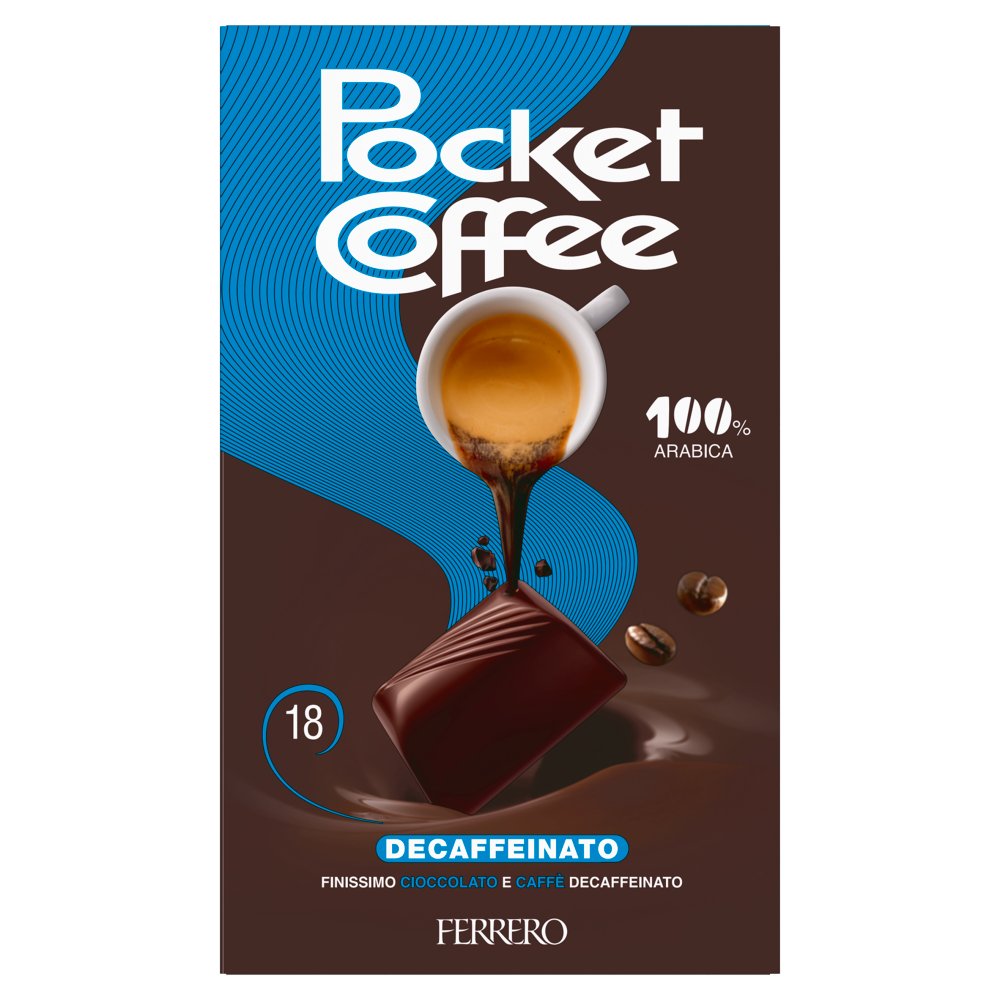 Ferrero Pocket Coffee Espresso Decaffeinato Pz.18 Gr.225