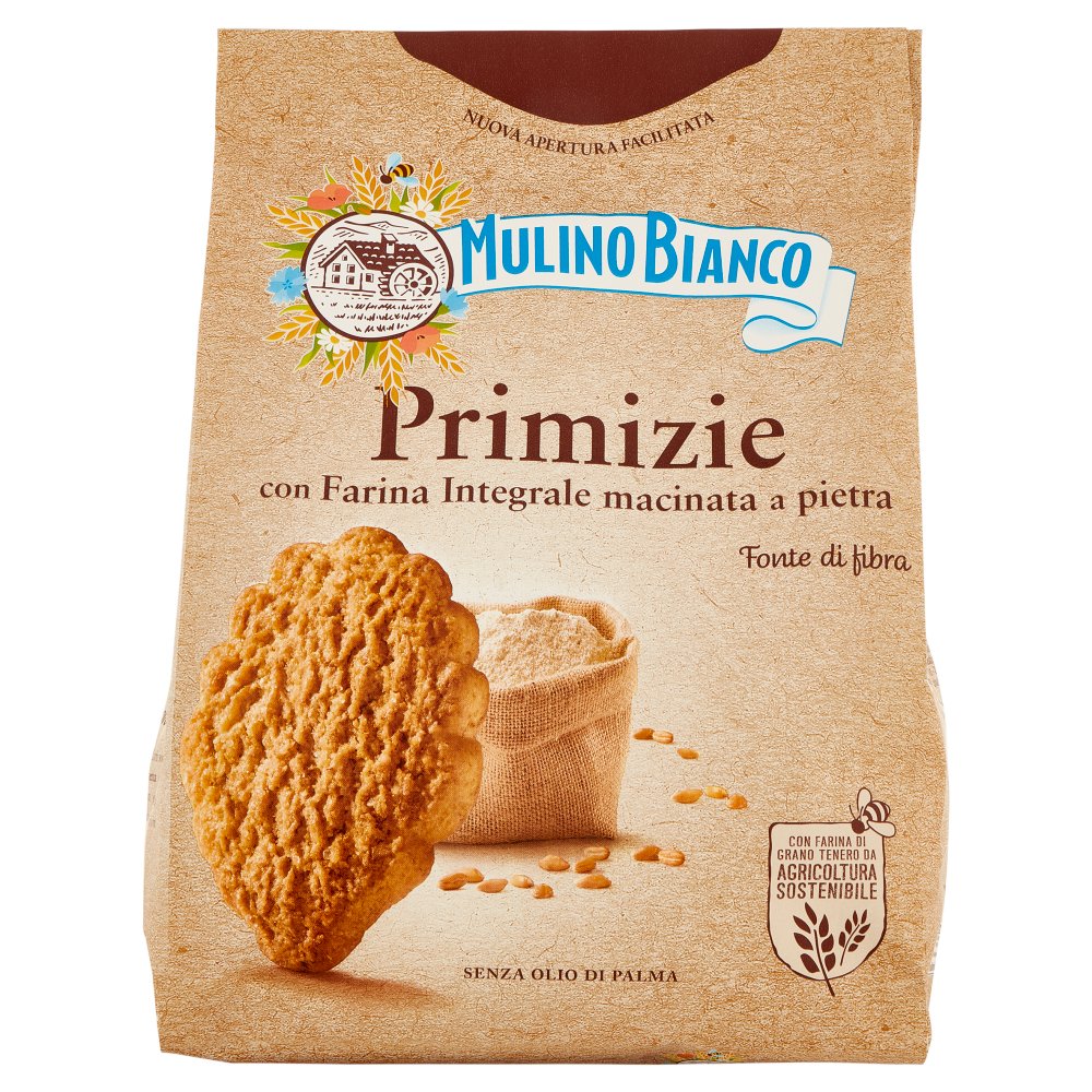 Mulino Bianco Primizie con Farina Integrale Macinata a Pietra Gr.700