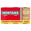 Montana Linea Oro Carne in Scatola Pz.6 X Gr.90