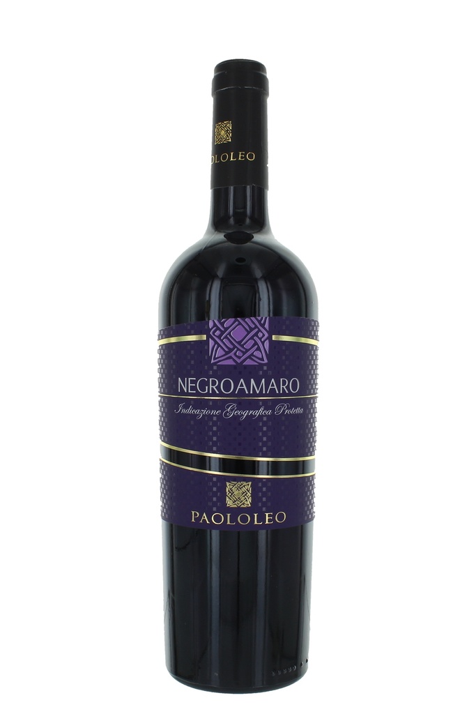 PAOLOLEO NEGROAMARO SALENTO CL.75 IGP-13 Â°