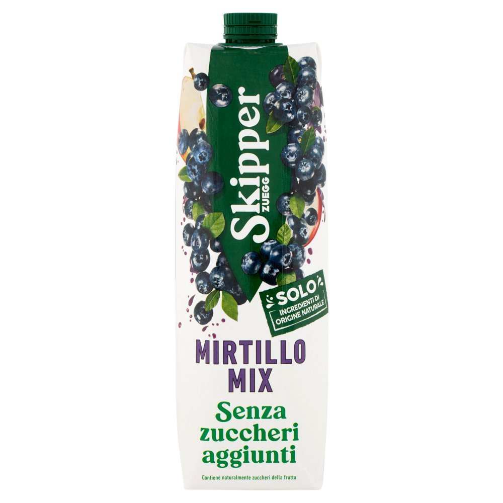 Zuegg Skipper Succo Mirtillo Mix senza Zuccheri Aggiunti Lt.1
