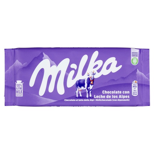 [000007281] Milka Barretta Cioccolato Latte Gr.100