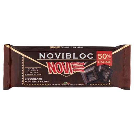 [000007288] Novi Tavoletta Novibloc Fondente Extra Gr.150