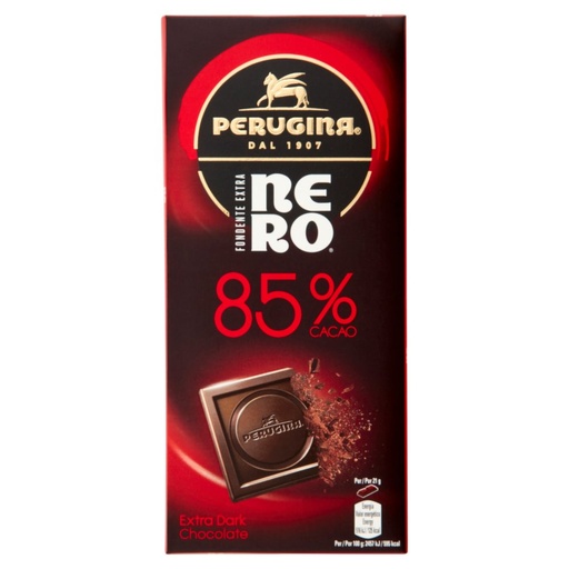 [000007312] Perugina Nero Tavoletta Cioccolato Fondente Extra 85% Gr.85