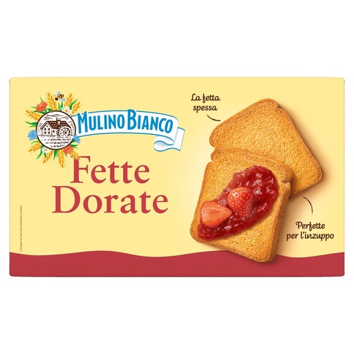 [000007372] Mulino Bianco Fette Biscottate Dorate Gr.630