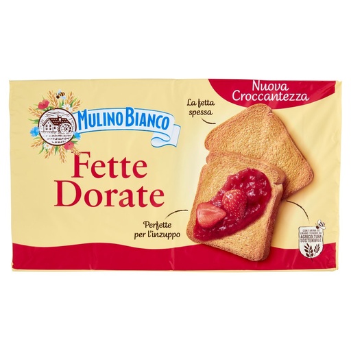 [000007372] Mulino Bianco Fette Biscottate Dorate Pz.72 Gr.630
