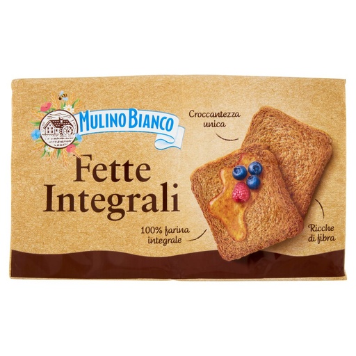 [000007373] Mulino Bianco Fette Biscottate Integrali Gr.630 Pz.72