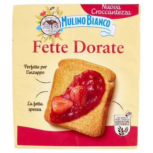 [000007378] Mulino Bianco Fette Biscottate Dorate Pz.36 Gr.315