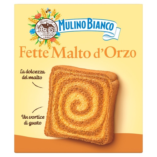[000007379] Mulino Bianco Fette Biscottate al Malto d'Orzo Gr.315