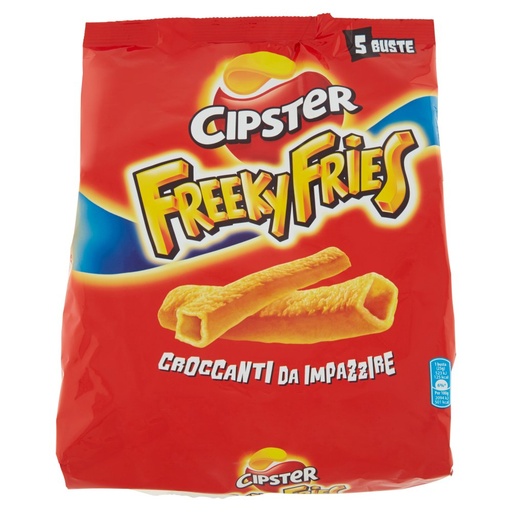 [000007416] Cipster Freeky Fries Multipak 5 Bustine Gr.125