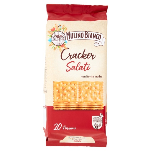 [000007418] Mulino Bianco Crackers Salati Gr.500