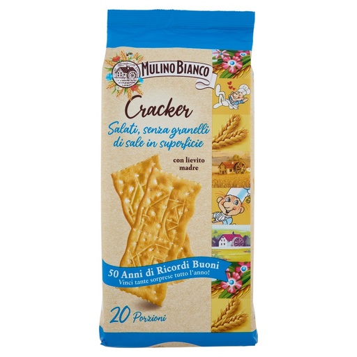 [000007419] Mulino Bianco Crackers non Salati Gr.500