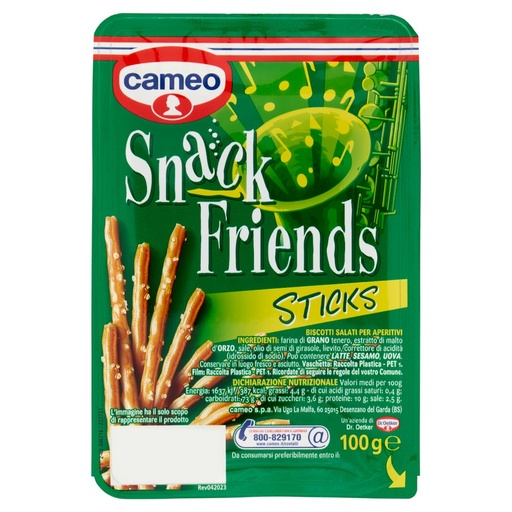[000007427] Cameo Sticks Salati Gr.100