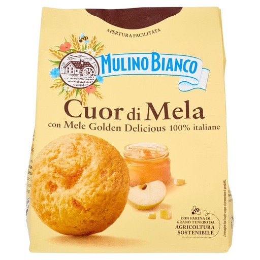[000007446] Mulino Bianco Biscotti Cuor di Mela Gr.300