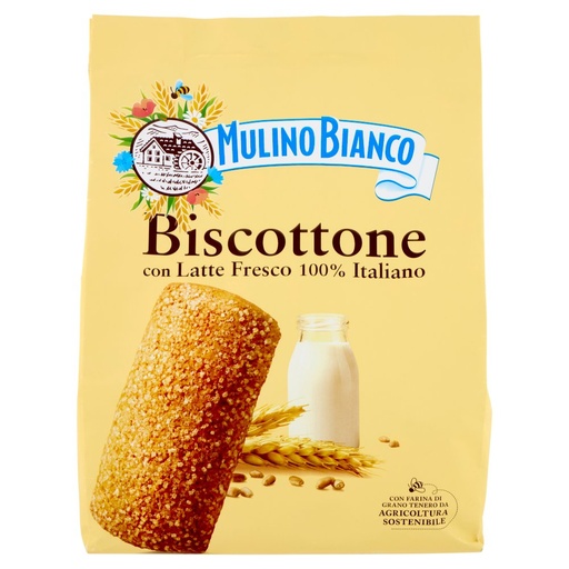 [000007464] Mulino Bianco Biscottone Biscotti con Latte Fresco 100% Italiano Gr.700