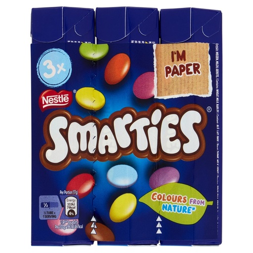 [000007498] Nestle' Smarties Confetti al Cioccolato Pz.3 Gr.38
