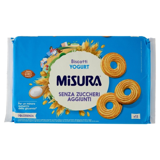 [000007514] Misura Dolcesenza Biscotti allo Yogurt Gr.400