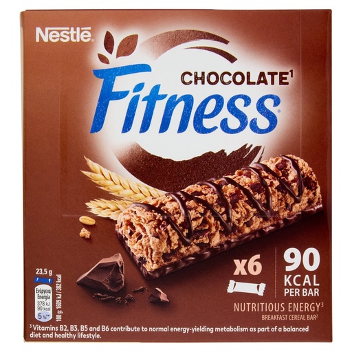 [000007544] Nestle' Fitness Barrette Chocolate Gr.23,5 x Pz.6