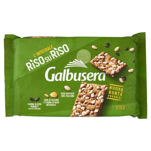 [000007555] Galbusera Riso su Riso Crackers Integrali Gr.380