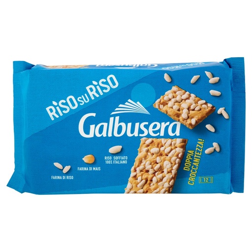 [000007556] Galbusera Riso su Riso Crackers Gr.380