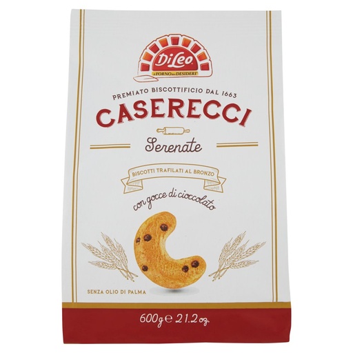[000007633] Di Leo Biscotti Caserecci Serenate con Gocce di Cioccolato Gr.600