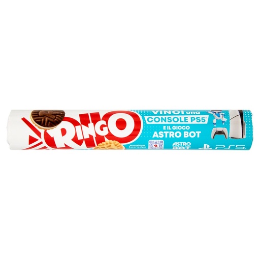 [000007640] Pavesi Ringo Biscotti Farciti con Crema Vaniglia Tubo Gr.165