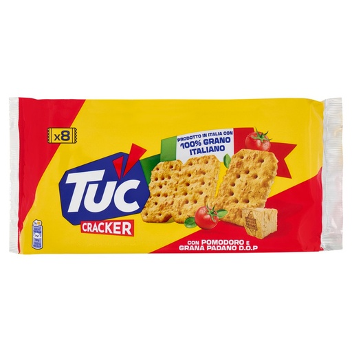 [000007647] Tuc Cracker con Pomodoro e Grana Padano D.O.P. Gr.250