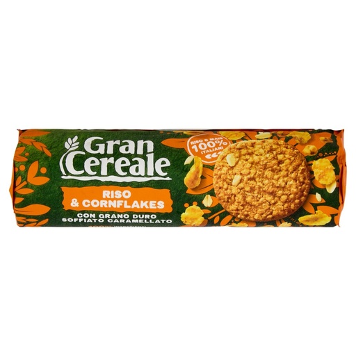 [000007654] Gran Cereale Biscotti Riso e Cornflakes Gr.230