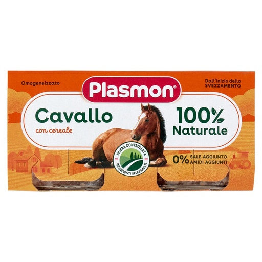[000007695] Plasmon Omogeneizzato Carne Cavallo Gr.80X2