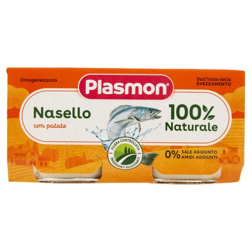 [000007706] Plasmon Omogeneizzato Nasello Gr.80X2