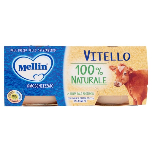 [000007728] Mellin Omogeneizzato Vitello Gr.80X2