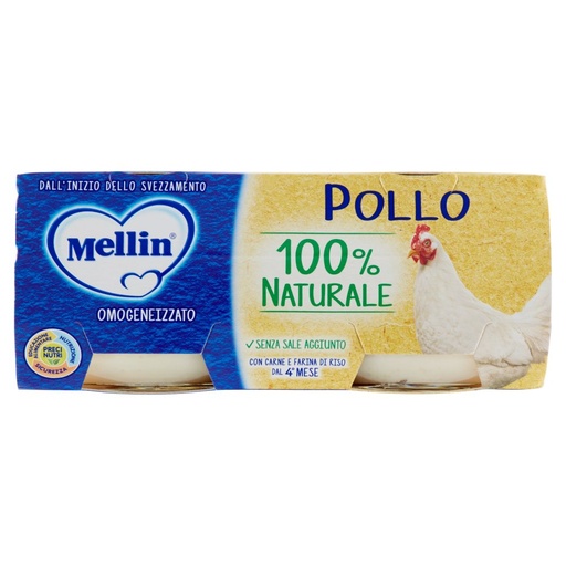[000007730] Mellin Omogeneizzato Pollo Gr.80X2