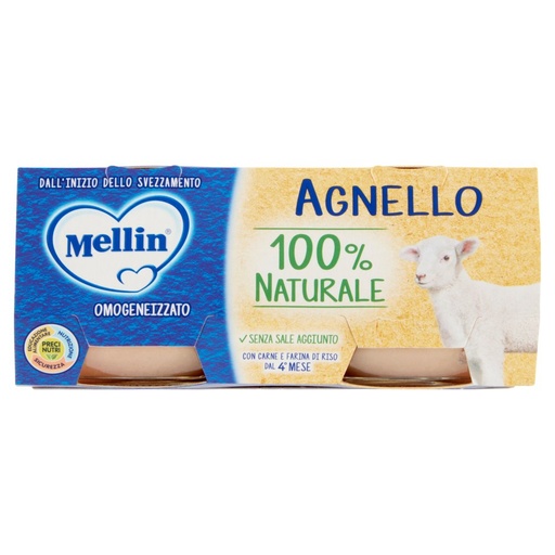 [000007733] Mellin Omogeneizzato Agnello Gr.80X2