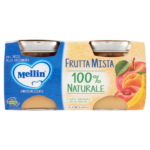 [000007742] Mellin Omogeneizzato Frutta Mista Gr.100X2