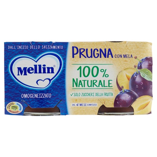 [000007746] Mellin Omogeneizzato Prugna Gr.100X2